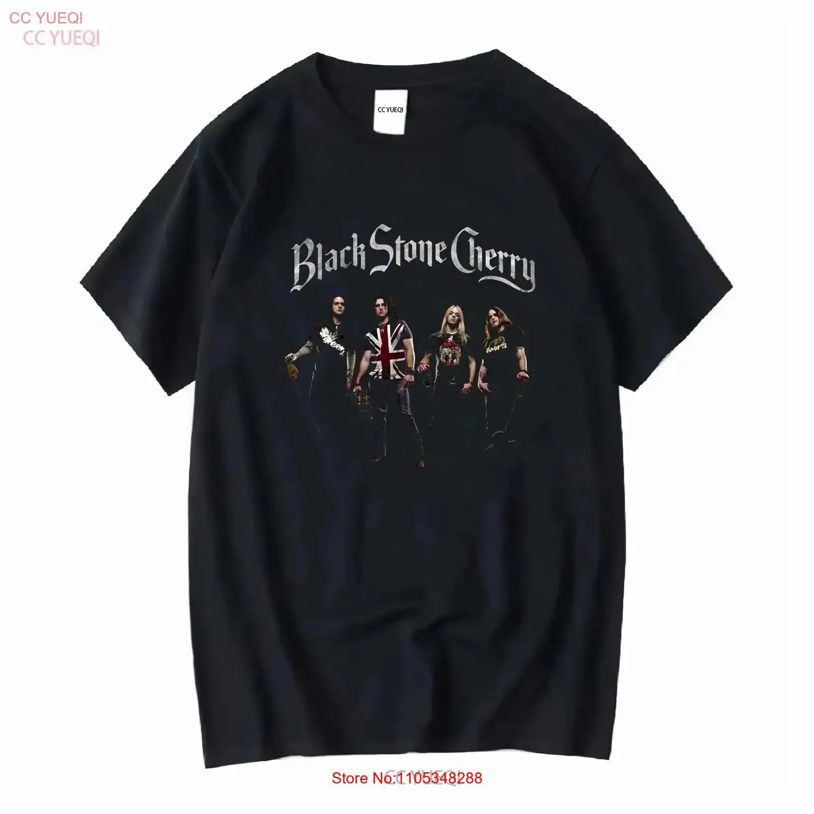 Camiseta Vintage Black Stone Cherry para Hombre, Talla Mediana, Estilo Heavy Metal, Y2K, Años 2000, Lavada, Suave, Ligeramente Transpirable, Versátil