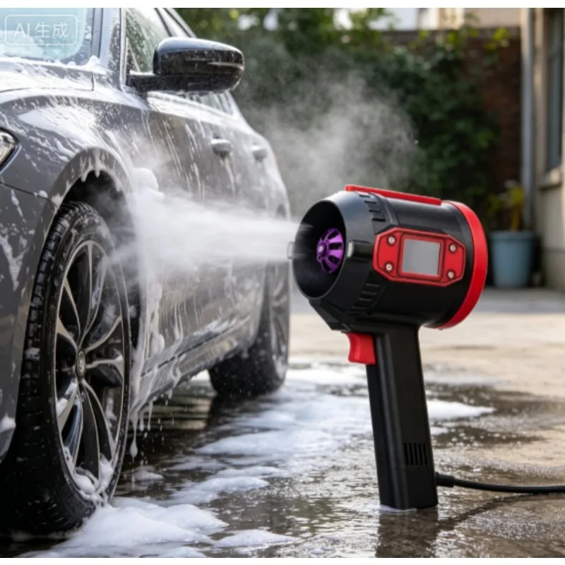 220V Handheld 90 Duct Turbine Blower Brushless Motor Powerful Outdoor Air Fan Outdoor Cleaning Dropshipping Fan