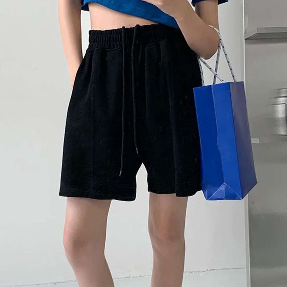 Casual Loose Soft Sports Shorts Casual Sports Shorts High Waist Shorts Suitable For Autumn Suitable For Spring