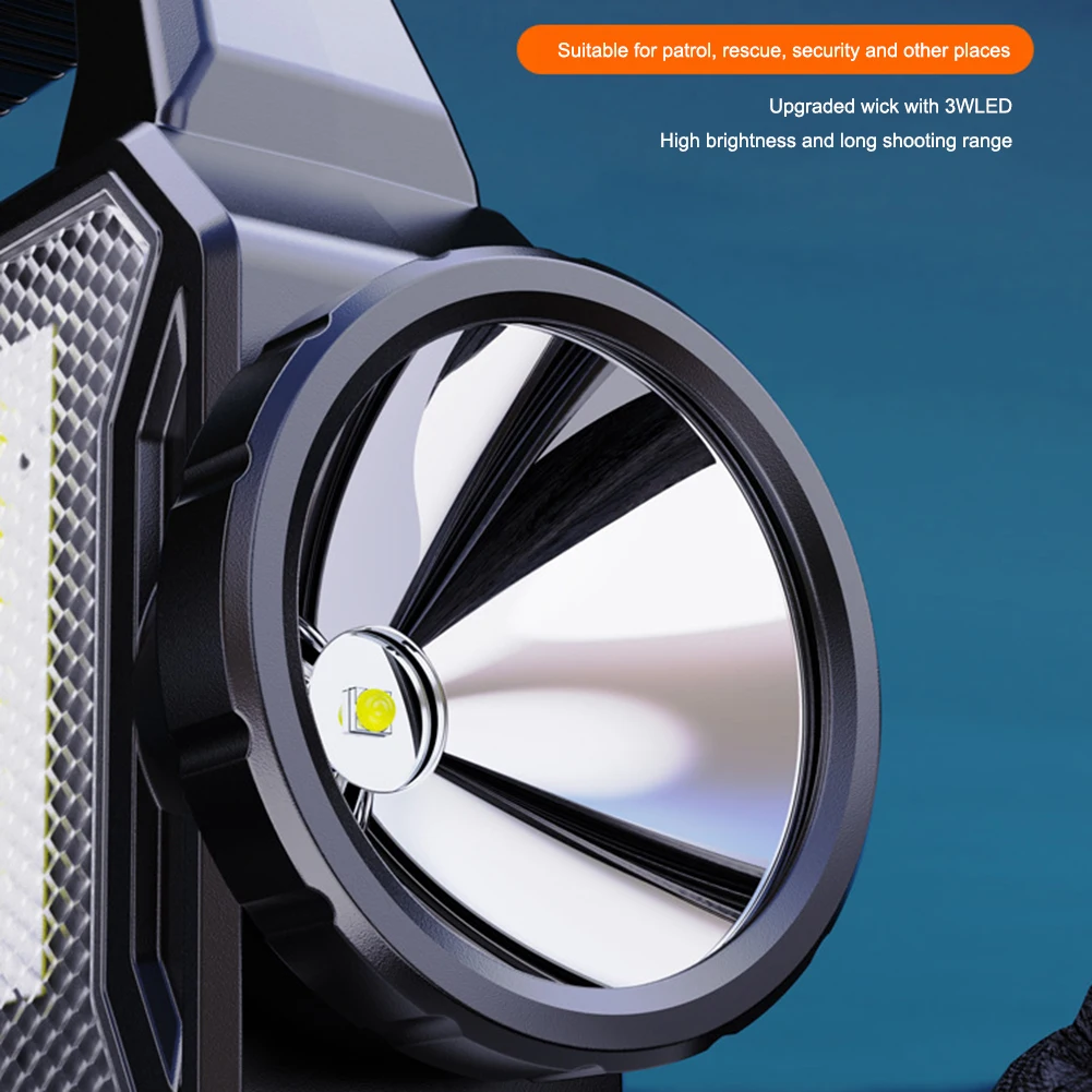 

Солнечный фонарь для кемпинга, уличный прожектор для кемпинга, тип C, перезаряжаемый ручной прожектор COB для пешего туризма, рыбалки