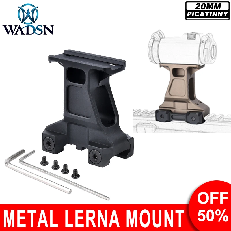 WADSN Tactical Red Dot Sight Lerna Mount Scope Height Mounts Fit 20mm Picatinny Rail M5S T0102 Aiming Hunting Game Gear Base