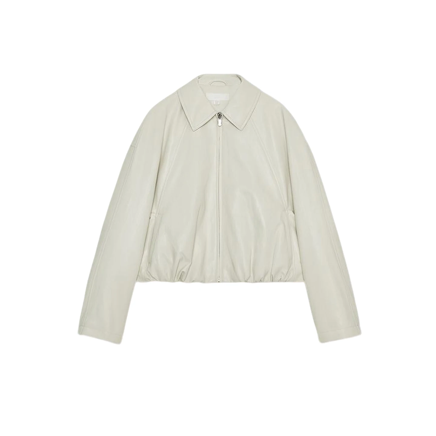 Abrigo informal Sle de piloto Jaet para mujer, abrigo largo con cremallera de piel sintética con cuello levantado, prendas de vestir exteriores de fibra de poliéster