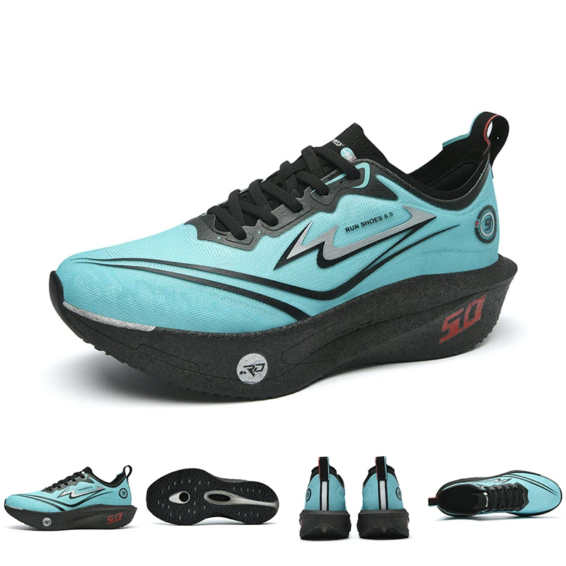 

Carbon Plate Marathon Running Racing Shoes Men Professional Stable Supp ort Shock-relief Ultra-light Rebound Sneakers ﻿