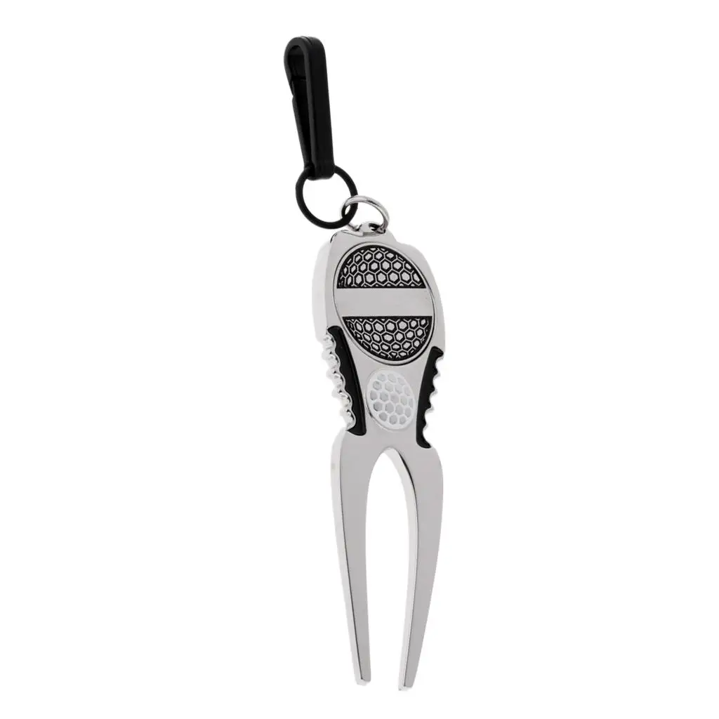 Golf Repair Tool Magnetic Ball Marker Zinc Alloy Divot Tool Durable Golf Accessories for Putting Green and Fairway Play