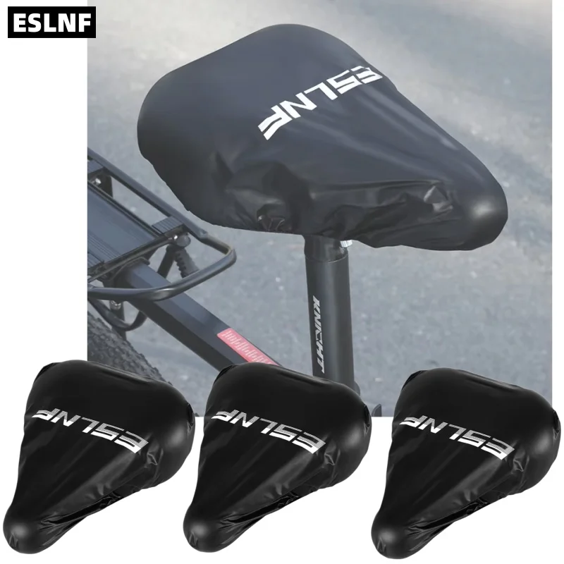 ESLNF Bicycle Seat Cover Rainproof High Elastic Portable MTB Road Bike Saddle Cover Sunscreen Dustproof Cycling Accessories