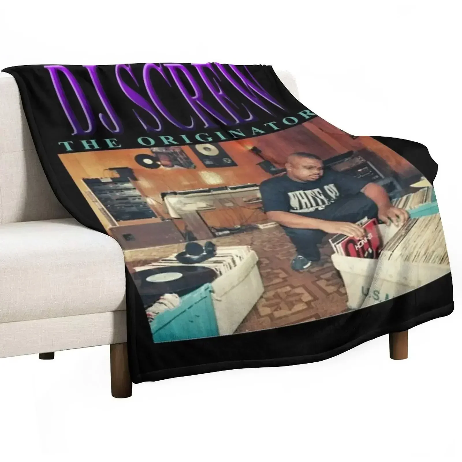 DJ SCREW THE ORIGINATOR 90's TRIBUTE Throw Blanket Soft Kid'S Luxury Flannel Blankets