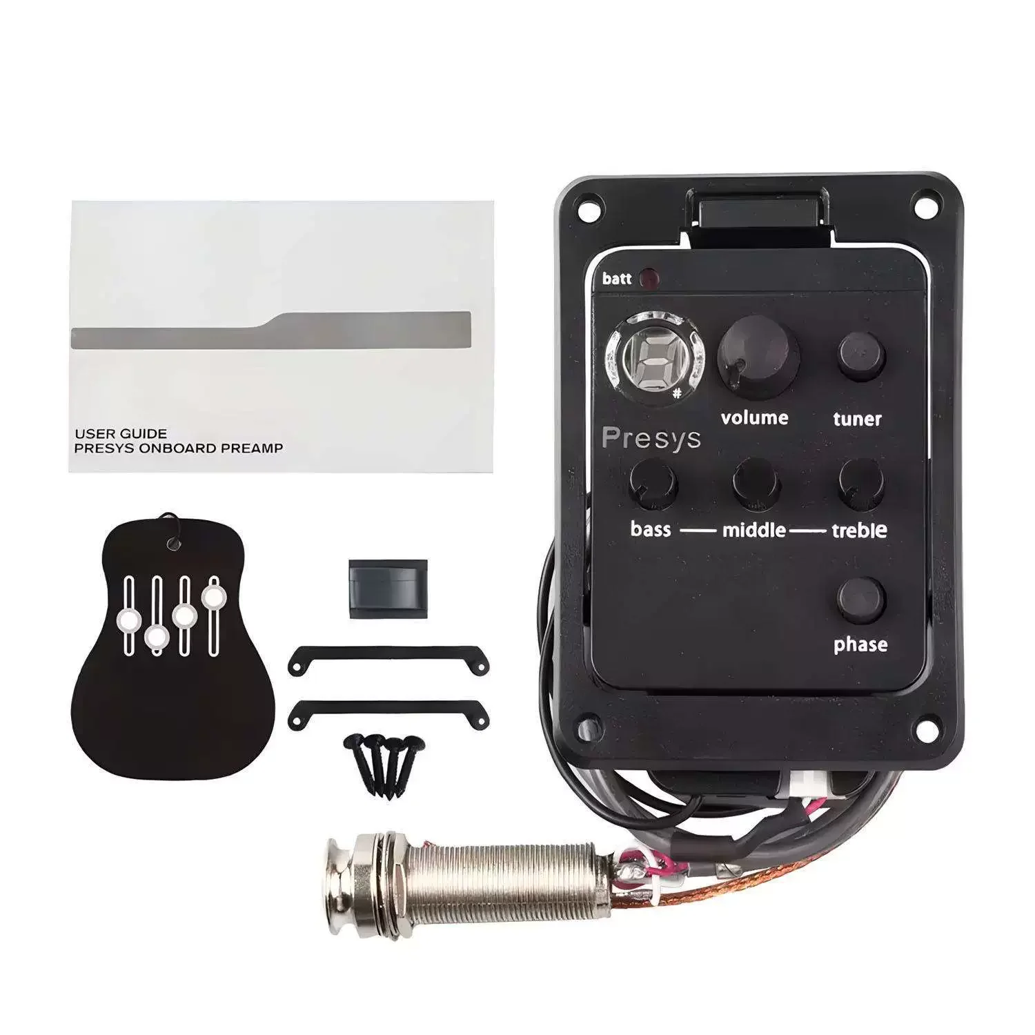 

Эквалайзер электрической коробки звукоснимателя для народной гитары 101, эквалайзер