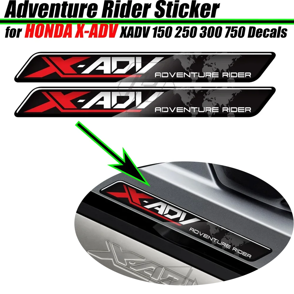 

for HONDA X-ADV XADV 150 250 300 750 Decals 3D Motorcycle Adventure Rider Sticker
