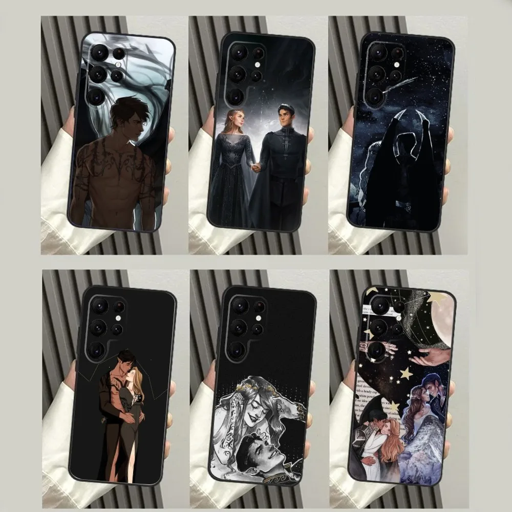 Acotar A C-Court of Mist And Fury Phone Case For SamsungS24,S23,S22,S21,S20 Ultra Pro S10,S30Plus,S9,20lite Ultra Black Cover