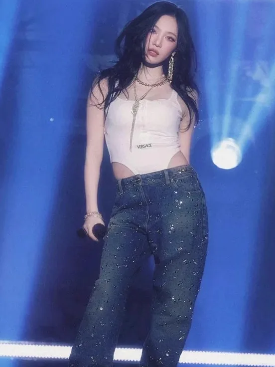 

Ning Art 2025: весна-лето, сексуальный сладкий и пряный облегающий комбинезон с надписью и бретельками, брюки с низкой талией и пуговицами