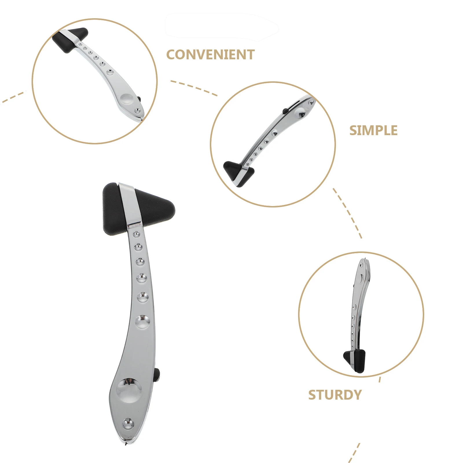 

Percussion Hammer Zinc Alloy Triangle Reflex Diagnosis Medical Neurological Hospital Accessories Practical Long Handle