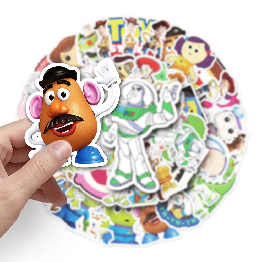 10/30/53PCS Disney Toy Story Cartoon Stickers Decals Kids Toy Notebook Laptop Phone Luggage Bike Fridge PVC Waterproof Sticker