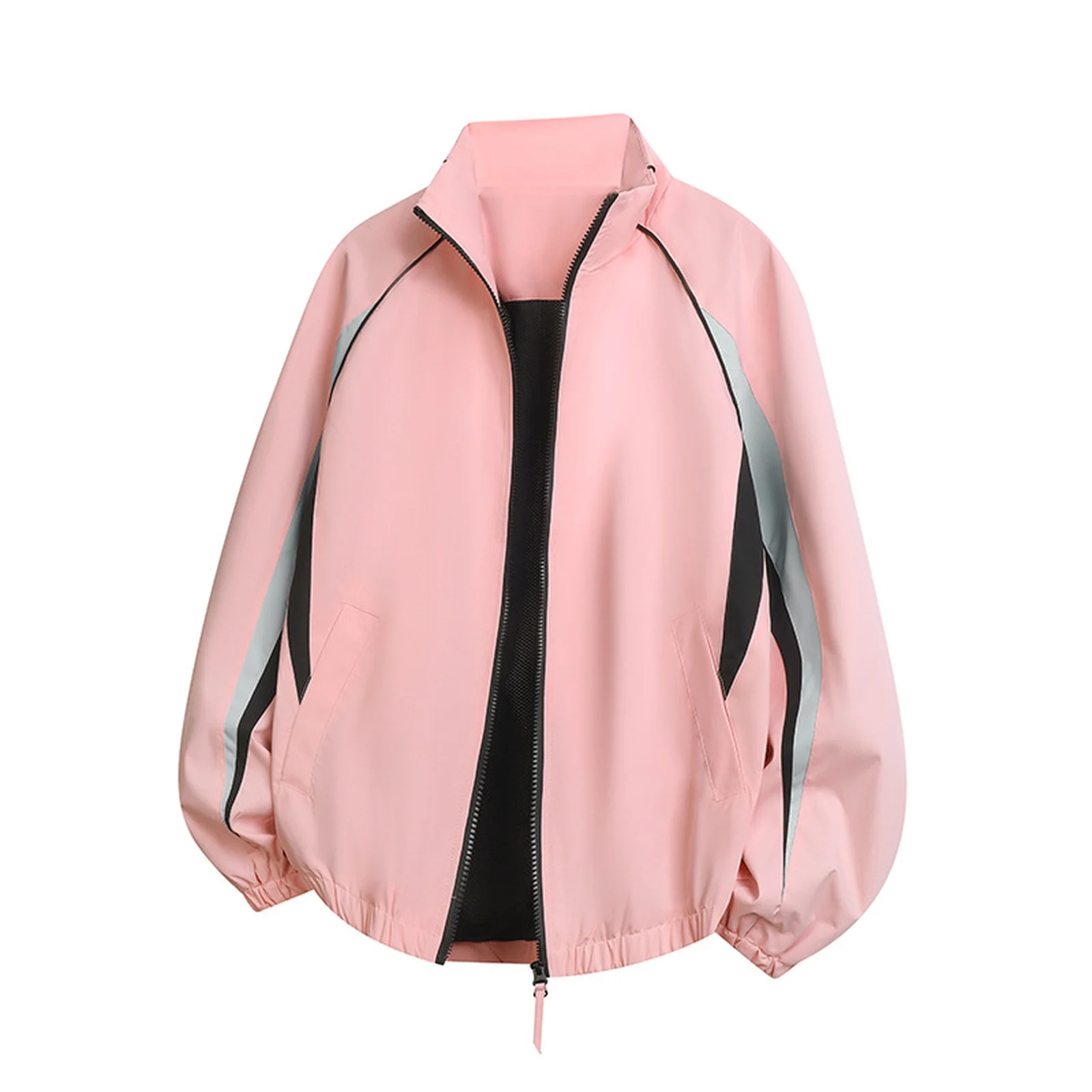 

Mens Winter Splicing Sports Stand Up Collar Jacket Outdoor Cold And Windproof Top Casual Versatile Fashion Zipper Jacket