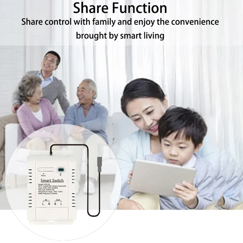SONOFF Thermostat Graffiti WIFI Smart Temperature On/Off Switch Timing RF433 Remote Control Remote Voice Alexa Controller