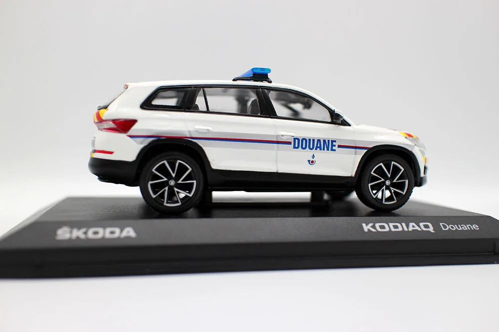 NorRev Model 1:43 Skodaa KODIAQ Douane Police-car Diecast Alloy Toys for collection gift