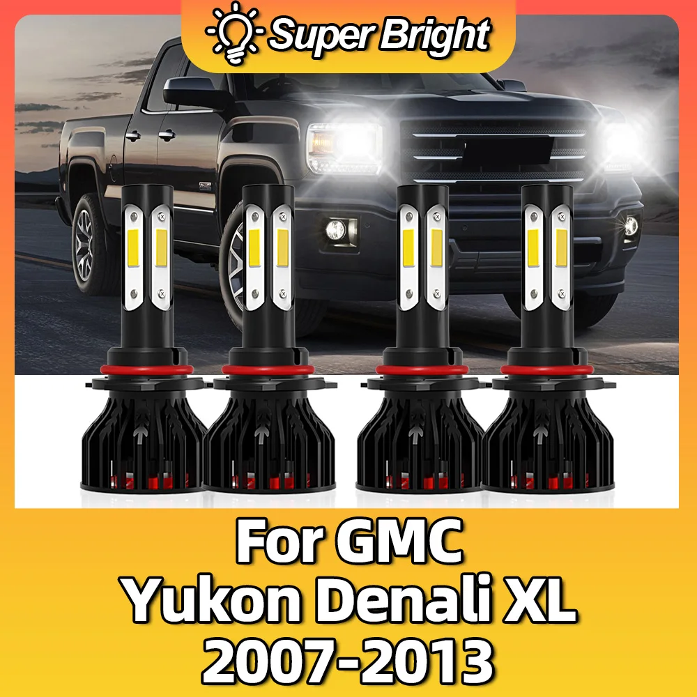 Car Headlight LED Bulb Lights 20000LM 90W Headlamps High Power Lamps For GMC Yukon Denali XL 2007 2008 2009 2010 2011 2012 2013