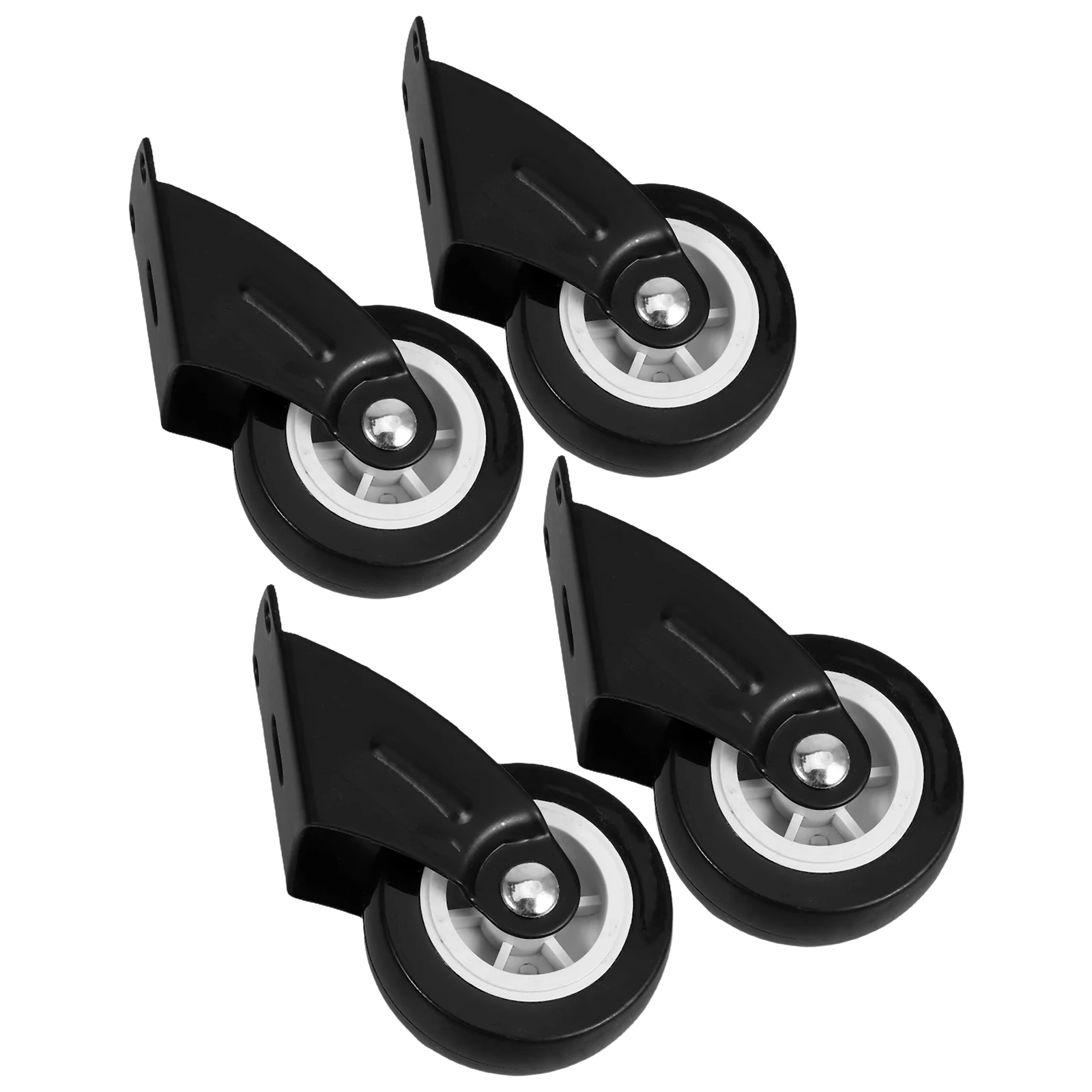 مجموعة أجهزة الباب المنزلق مكونة من 4 بكرات معدنية لخزانة الملابس والأثاث وبكرة الأرضية تدعم سهلة التركيب وتدوم طويلاً #3