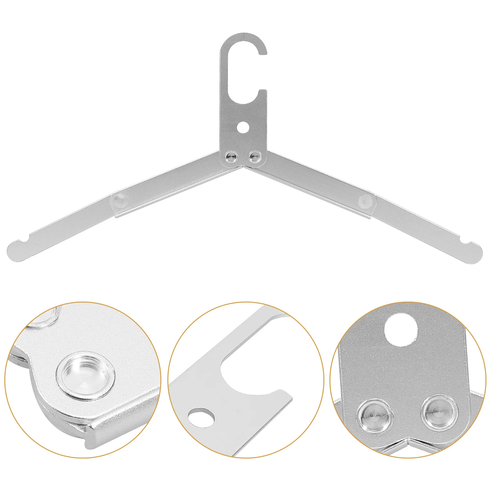 Cintres pliables de voyage en métal robuste, 3 pièces, gain de place, organisateur de vêtements Portable, placard, chemise, pantalon, chaussettes