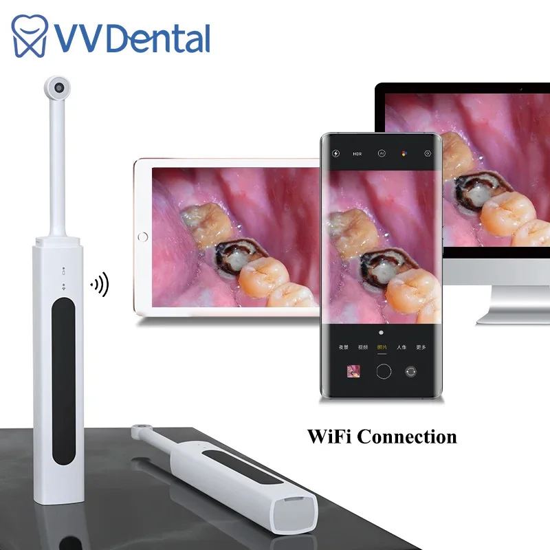 Dental Wireless Intraoral Camera Wifi Dentistry Inspection Endoscope With 8 LED Lights For iOS Iphone Andorid Dental Tools