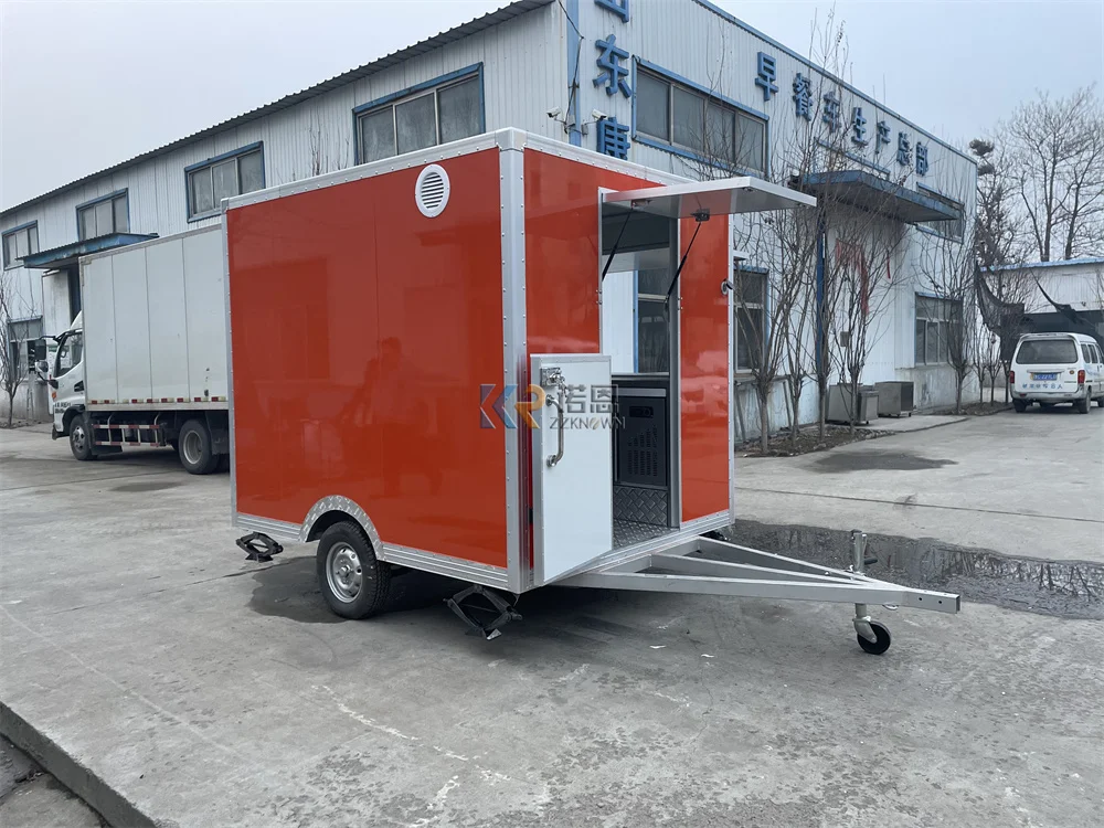 Fast Food Truck Street  Mobile Food Trailer Ice Cream  Cart Custom Kitchen  Coffee Trailer Concession Food Kiosk