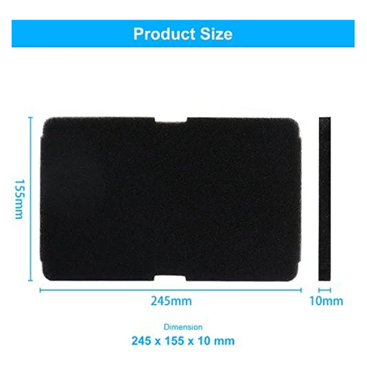 8 penggantian Filter 2964840100 untuk Beko pengering pompa panas pengering, spons penyaring untuk Beko Grunge Blomberg Dryer