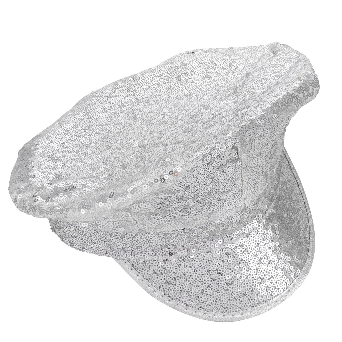 

1Pcs Chic Sequin Design Hat Suitable for Man and Woman Stage Performance Prop Durable Practical Big Brimmed Hat