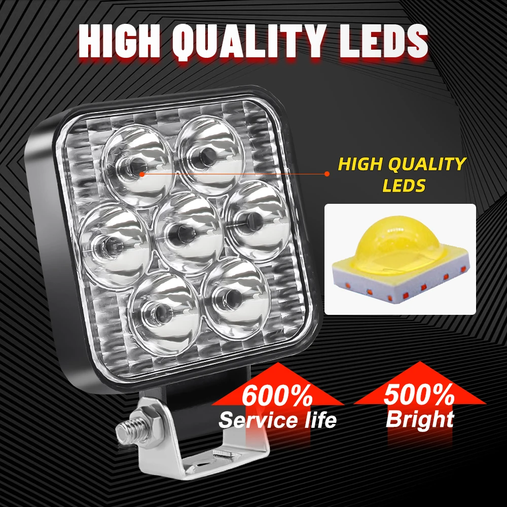 LED Light Bar Work Light 4X4 Spotlight For Car Truck 4X4 4WD SUV ATV Jeep Night Driving Lights Fog Lamps Barra LED Headlights