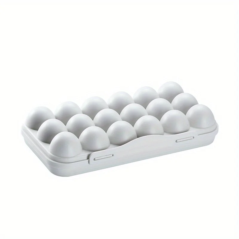 Anti collision and anti damage egg preservation storage box with a buckle cover that can be stacked in multiple compartments