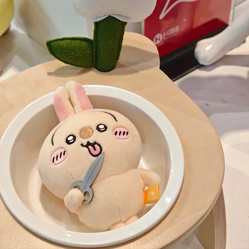 

Плюшевый брелок-подвеска Usagi Kawaii Chikawas 10 см, мягкая мультяшная плюшевая кукла, игрушка-подвеска для сумки, подарок на день рождения