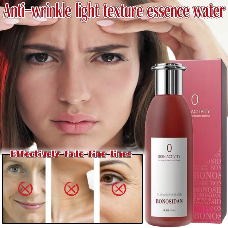 

Anti-Wrinkle Light Firming Essence Water 120ml Effectively Lighten Fine Lines Brightening Skin Tone Repair Red Ginseng Water