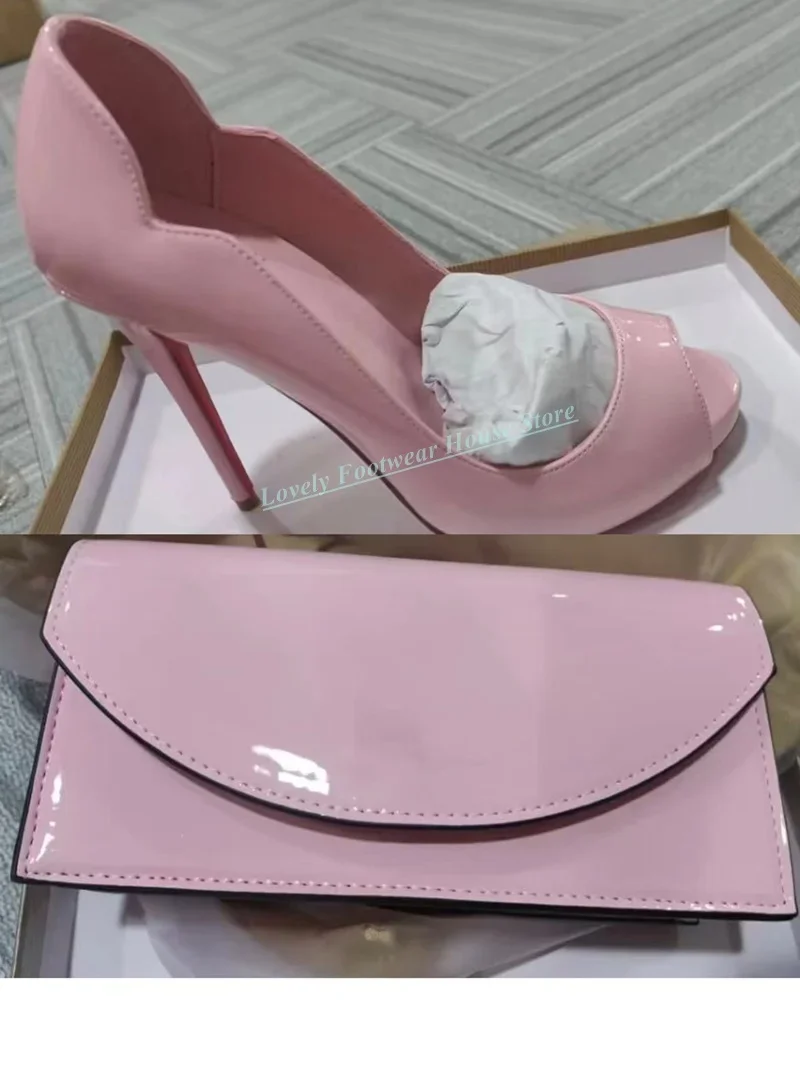 High Quality Woman Stiletto Heel Sandal Shoes with Bag Set Thin High Heel Sandals With Mini Hasp Bag for Female Lady Girl