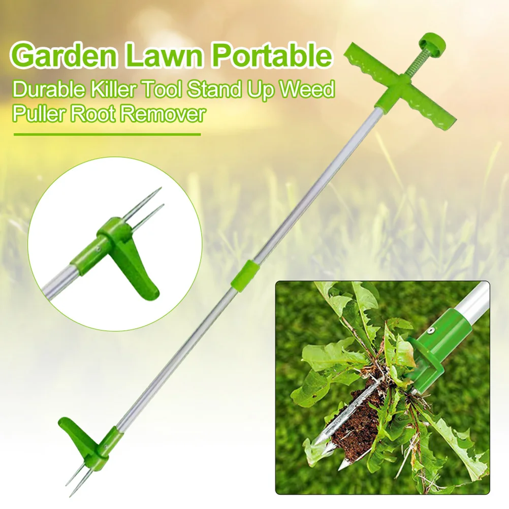 

Long Handled Claw Weeder Aluminum Manual Weed Puller Lightweight Weed Remover