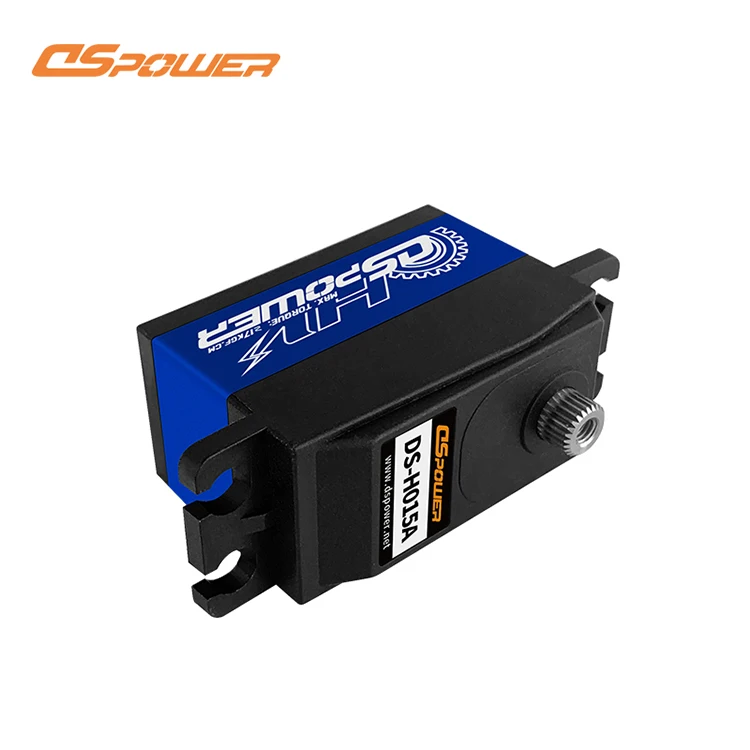 Engranaje metálico de cuerpo corto DSpower 15KG 180 ° /300 °   Servomotor Digital estándar de alto par para coche RC 1:10, avión, Dron, Robot, barco