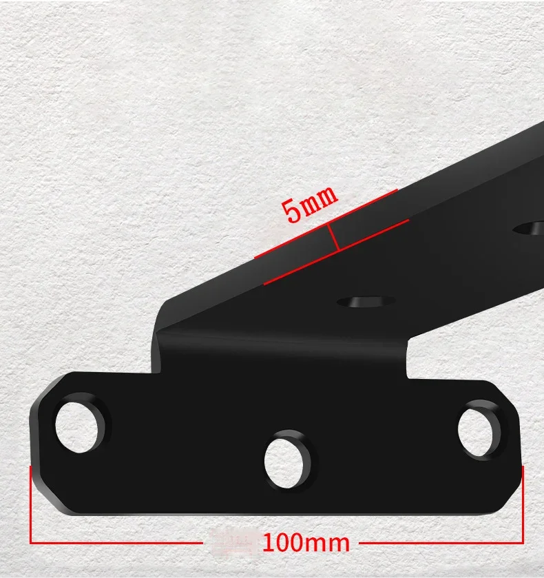 Bearing Capacity 200kg Suspended Tripod Brackets Wall Shelf Support Hidden Wall Fixed Partition Storage Rack Shelves