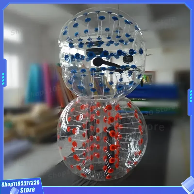 1.5m Adult Inflatable Bubble Ball Bumper Soccer Zorb Body B1024 Outdoor Fun Game Transparent PVC Human Hamster Sphere Toy