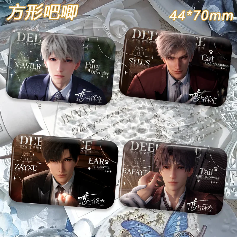 Anime Love and Deepspace Xavier Broschen Niedliche Abzeichen Jacke Jeans Anstecknadel Sammlung Geschenk Zubehör Abzeichen Brosche Ornament