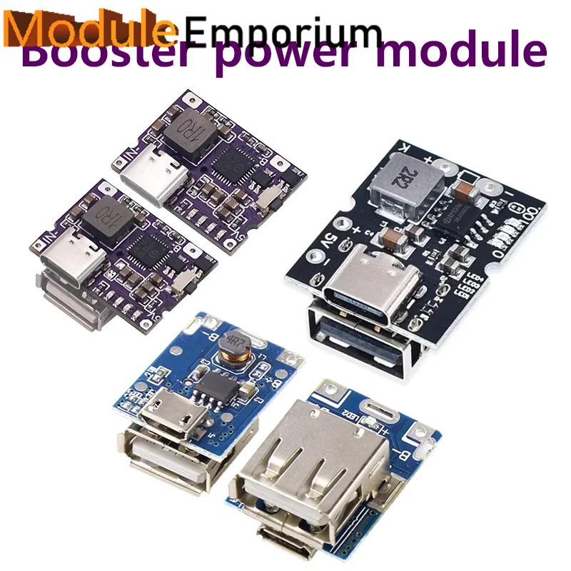 Type-C /Micro USB 5V 1A 2A 3.1A Boost Converter Step-Up โมดูล Mobile Power Bank อุปกรณ์เสริมป้องกัน