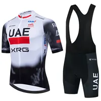 Conjunto de Jersey de Ciclismo del equipo de los Emiratos Árabes Unidos, uniforme para bicicleta de montaña de verano 2025, Ropa transpirable para bicicleta, traje, Ropa de Ciclismo, Maillot para Hombre