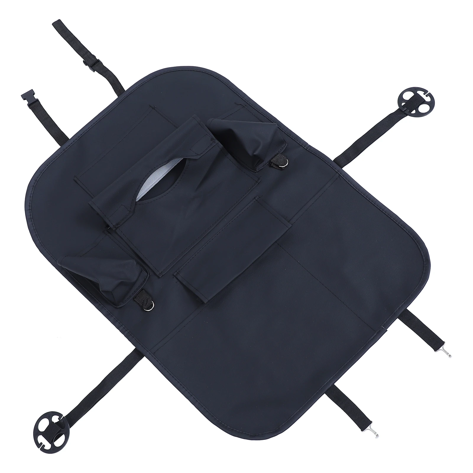 

Artificial Car Seat Back Pocket Storage ganizer Foldable Pouch Waterproof Durable Luxurious Car Interior Item