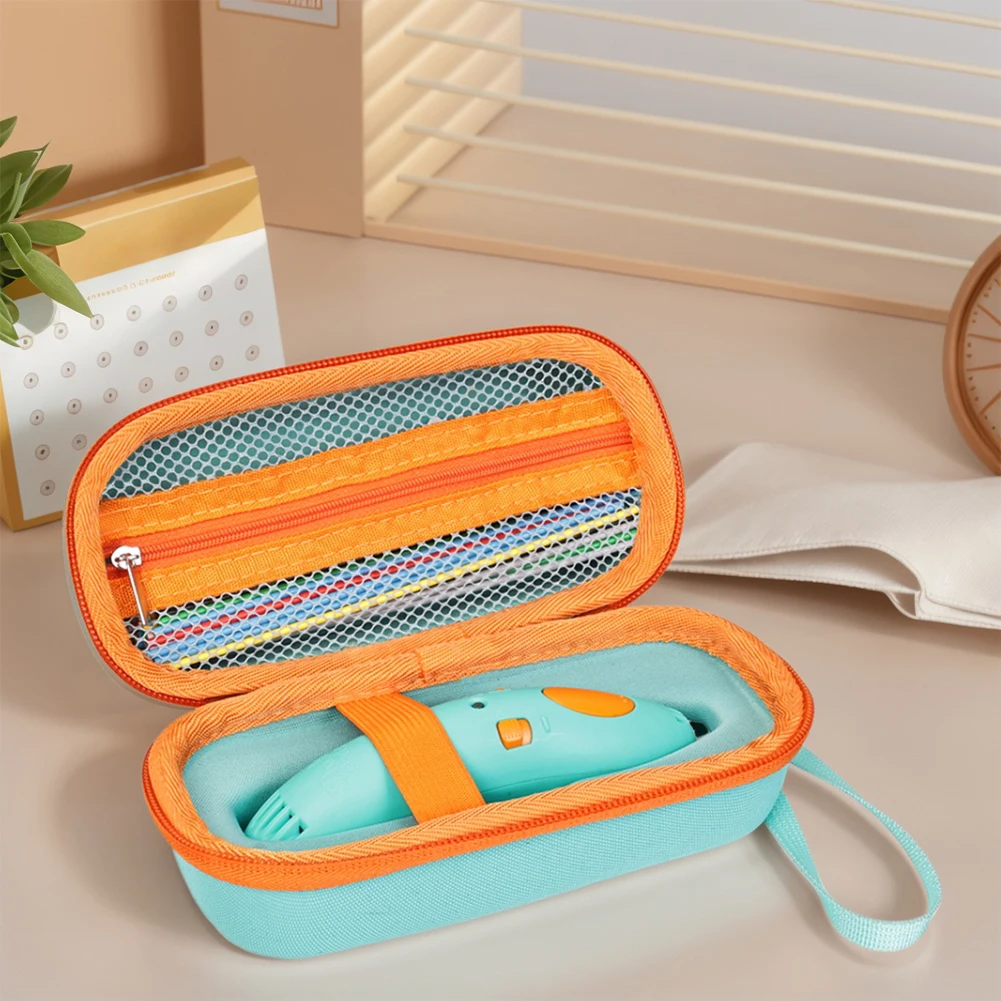 Hard Carrying Case for 3Doodler Start+ Essentials (2024) 3D Pen Set Hard Travel Case Shockproof Portable Storage Bag