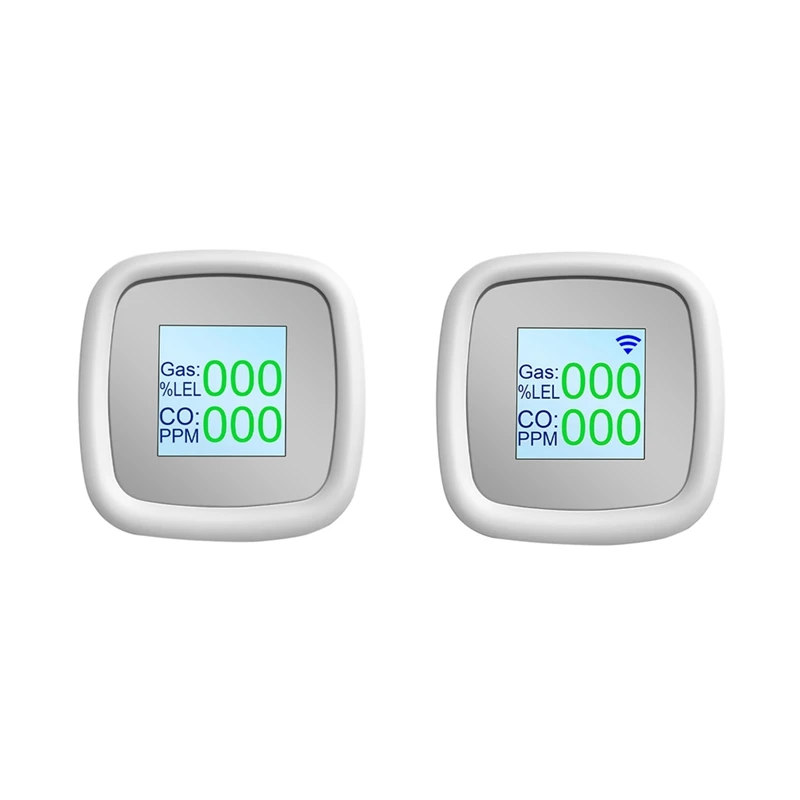 FULL-Tuya Combustible Gas Detector Gas Alarm Digital Gas Detection Sensor Sound Alarm Smart Air Quality Detector