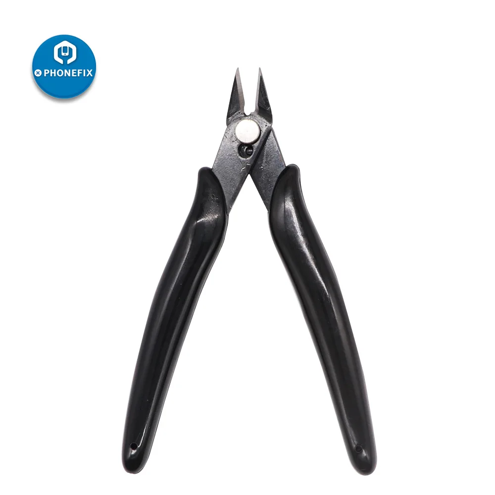 Scissors PLATO-170 oblique pliers plastic nozzles mini electronic hand-cut pliers DIY cutters hot scissors fabric