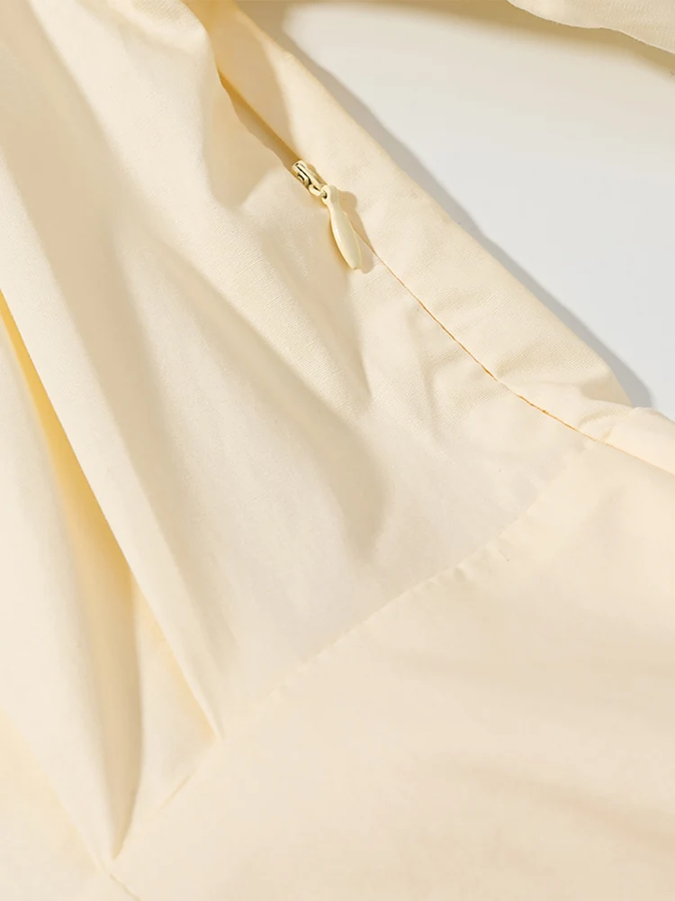 Estilo europeu nova moda feminina versátil temperamento lapela manga longa cor sólida cintura vestido fino