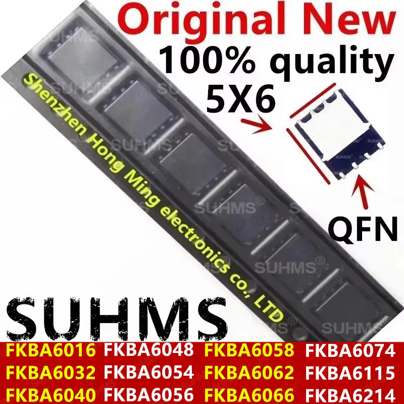(5 Stück) Neue FKBA6016 FKBA6032 FKBA6040 FKBA6048 FKBA6054 FKBA6056 FKBA6058 FKBA6062 FKBA6066 FKBA6074 FKBA6115 FKBA6214 QFN-8