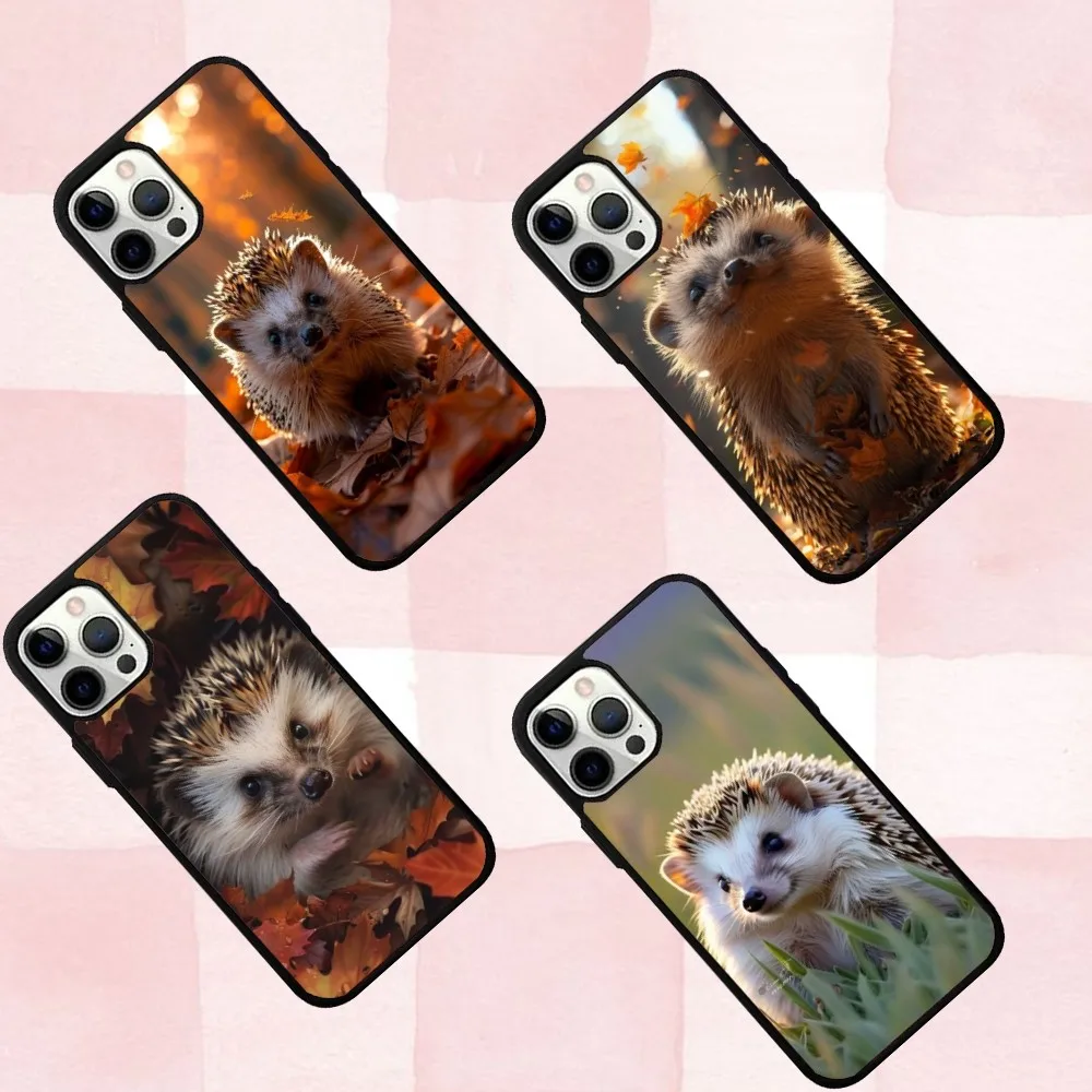 

Cute Hedgehog Phone Case For IPhone 16,se4,15,Pro,Max,Case 14,Plus,13,12,11 Magesafe Magnetic Wireless Charge Cover
