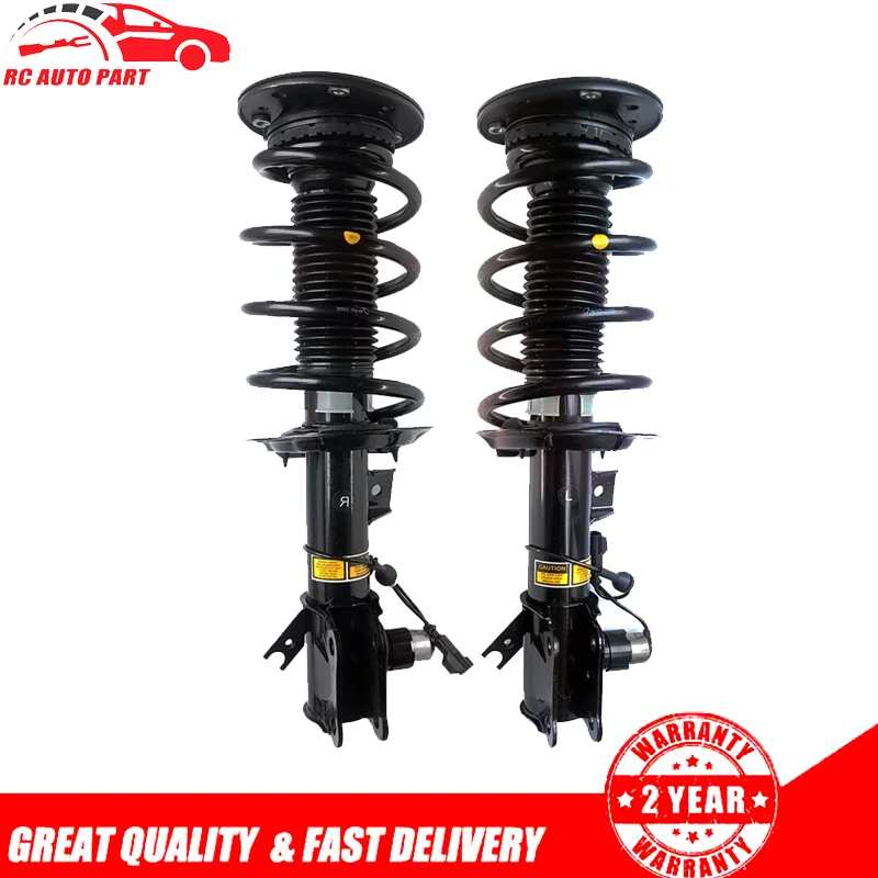 Pair For 2013-2020 Lincoln MKZ Front Shock Absorber Struts Spring Assys Electric