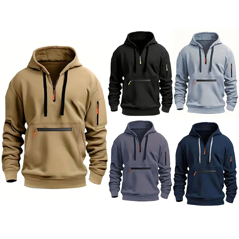 Fashion New Style Hoodies Sweatshirts Autumn And Winter Clothing Men Hooded Coat Street Wear Sweatshirt Plus Size Loose Pullover