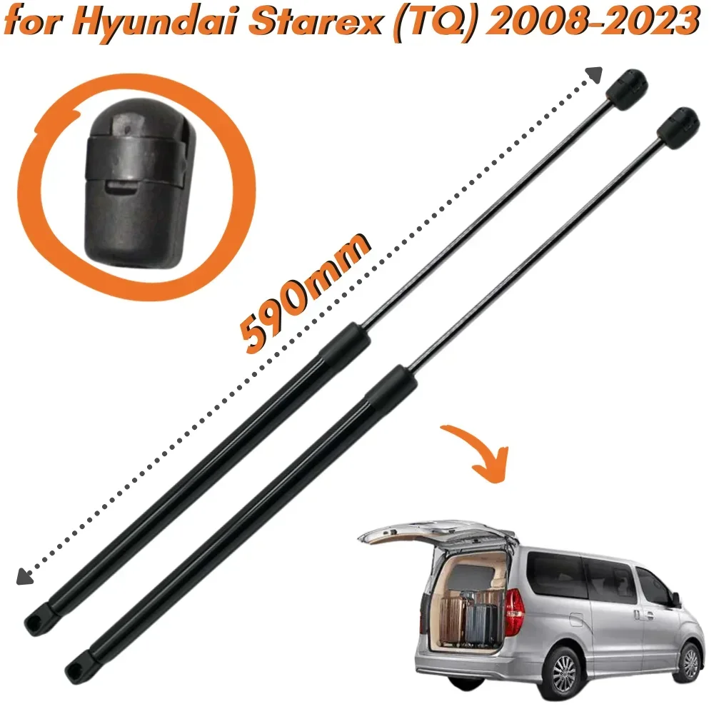 

Qty(2) Trunk Struts for Hyundai Starex (TQ) 2008-2023 H-1 Cargo i800 590mm Rear Tailgate Boot Lift Supports Shock Gas Springs