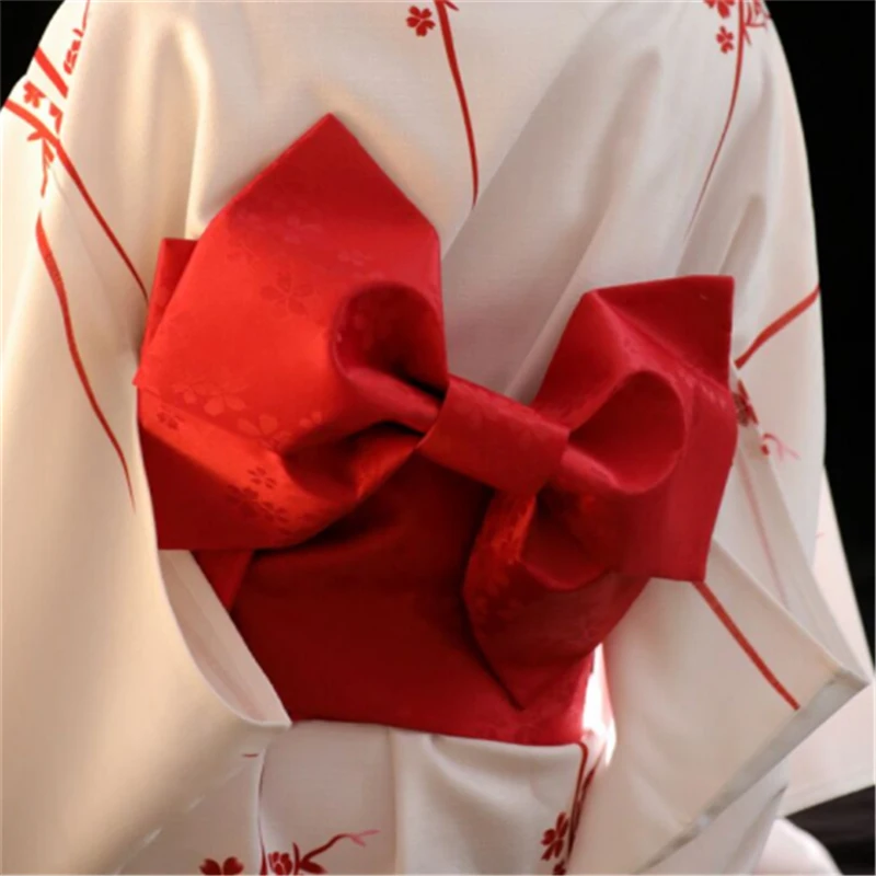 Japanese Traditional Kimono Cardigan Women Dress Bath Robe Yukata Geisha Cosplay Clothing Asian Performance Photoshooting