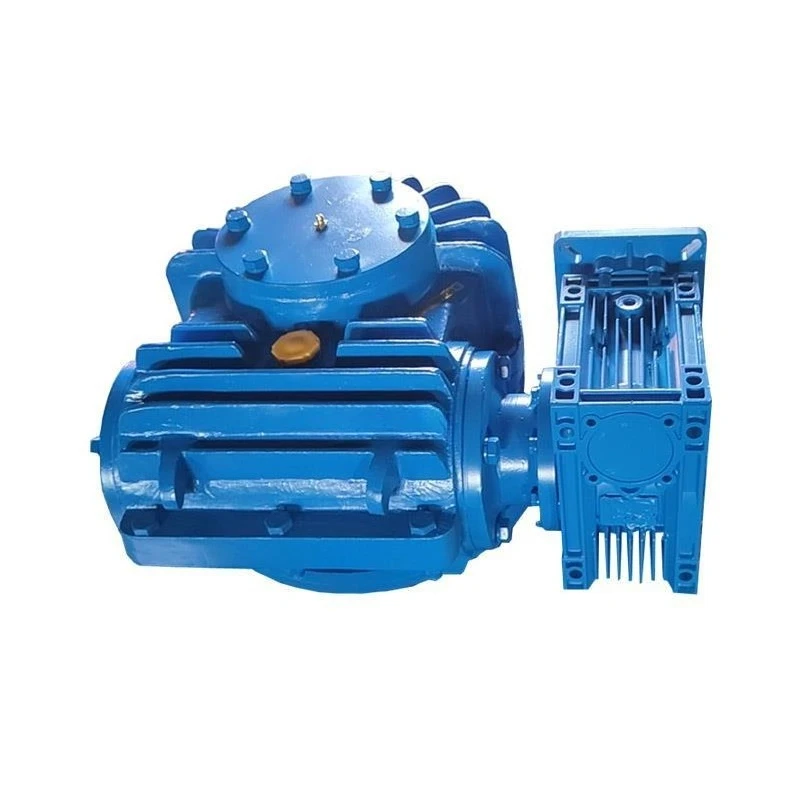 Double stage worm gear reducer electric secondary envelope toroidal worm reducer